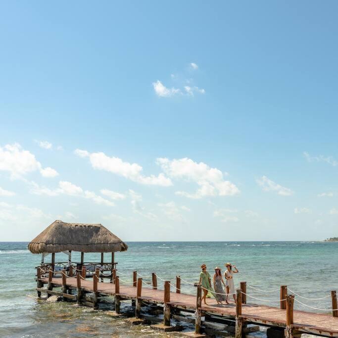 Casa Blanca By The Caribbean Sea Apartment Akumal Luaran gambar